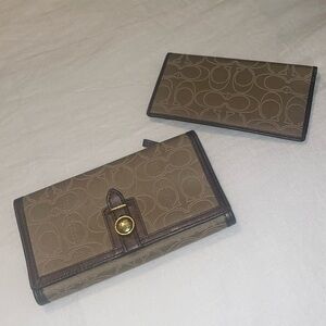 Vintage COACH Wallet Set
